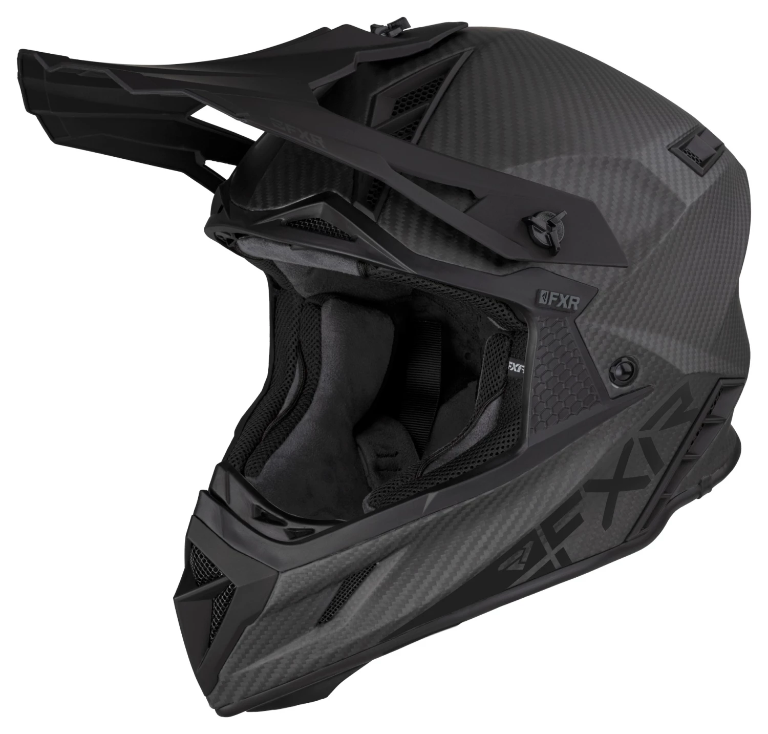 FXR Helium Carbon Helmet w/ D-Ring