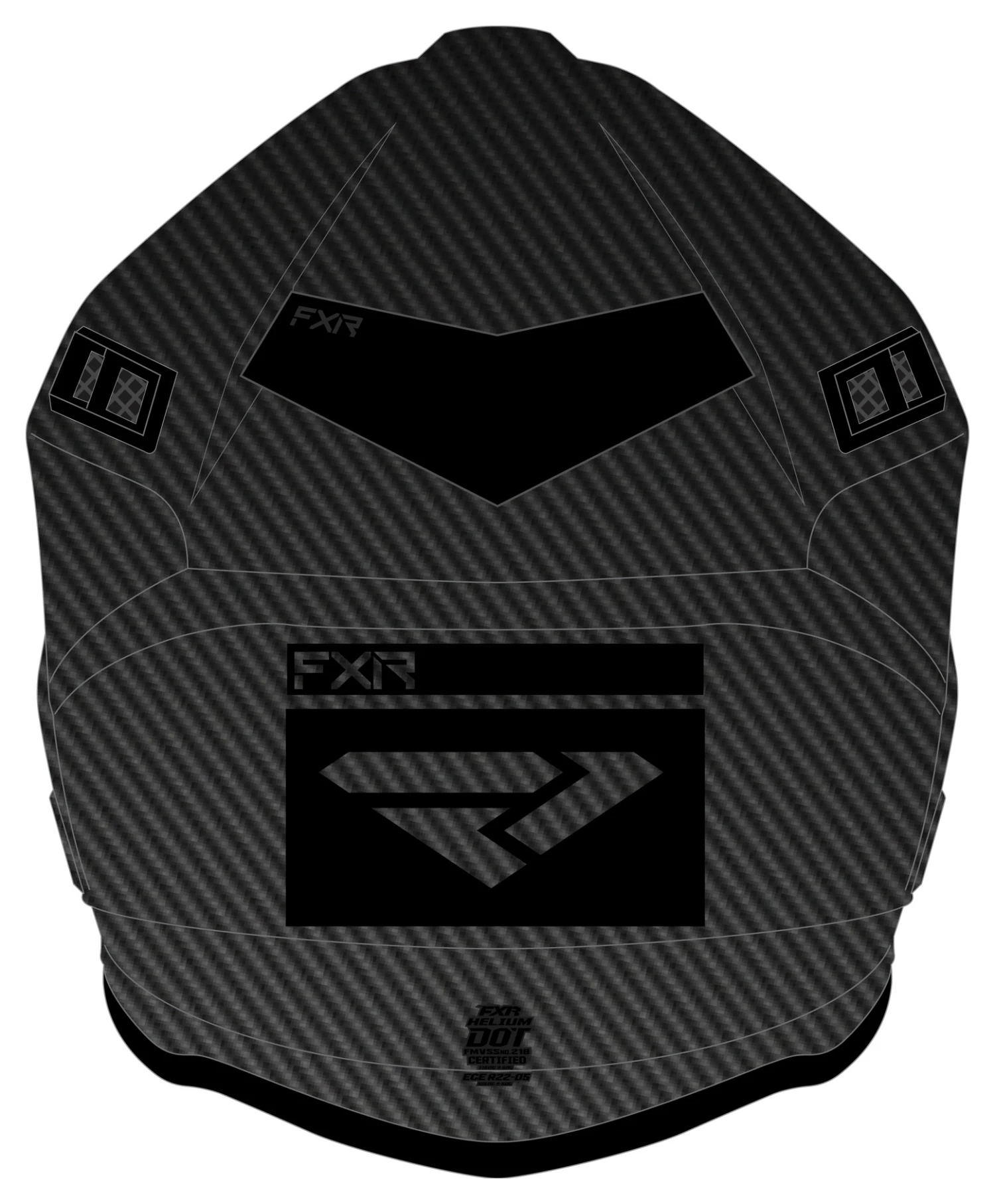 FXR Helium Carbon Helmet w/ D-Ring - Image 3