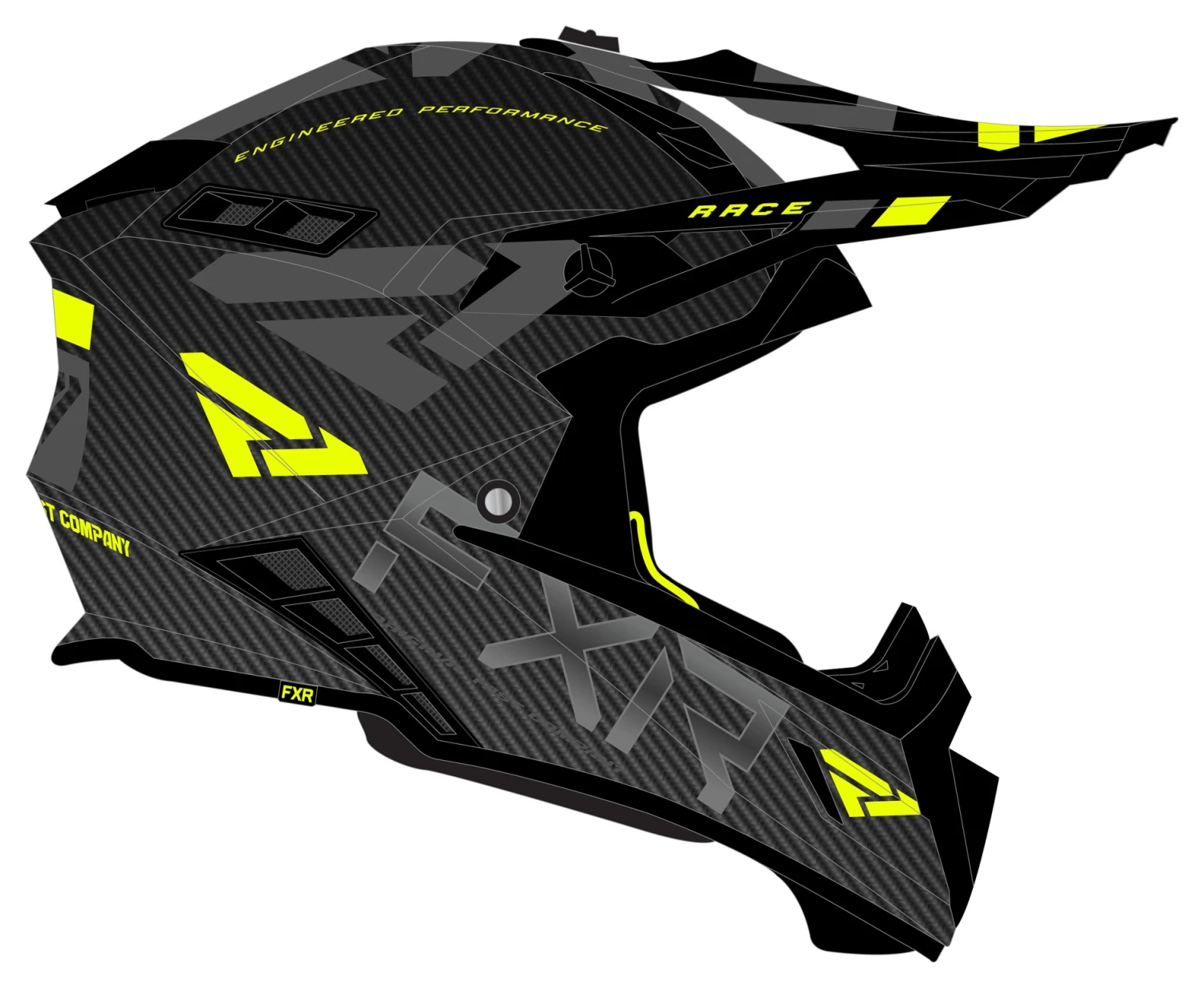 FXR Helium Carbon Helmet w/ D-Ring - Image 6