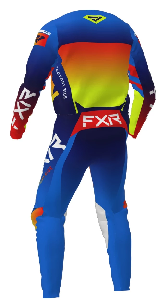 FXR Youth Pro Stretch MX Jersey - Image 8